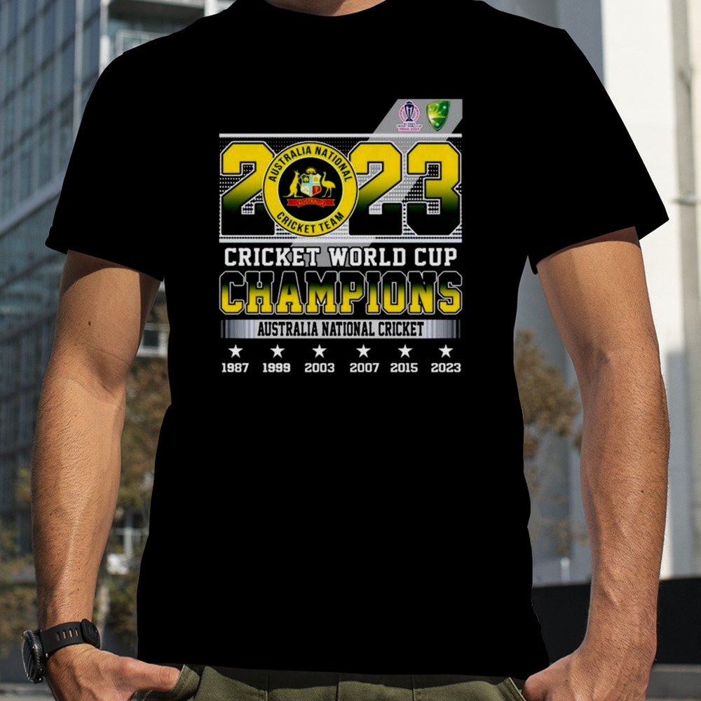 2023 Cricket World Cup Champions Australia National Cricket T-shirt