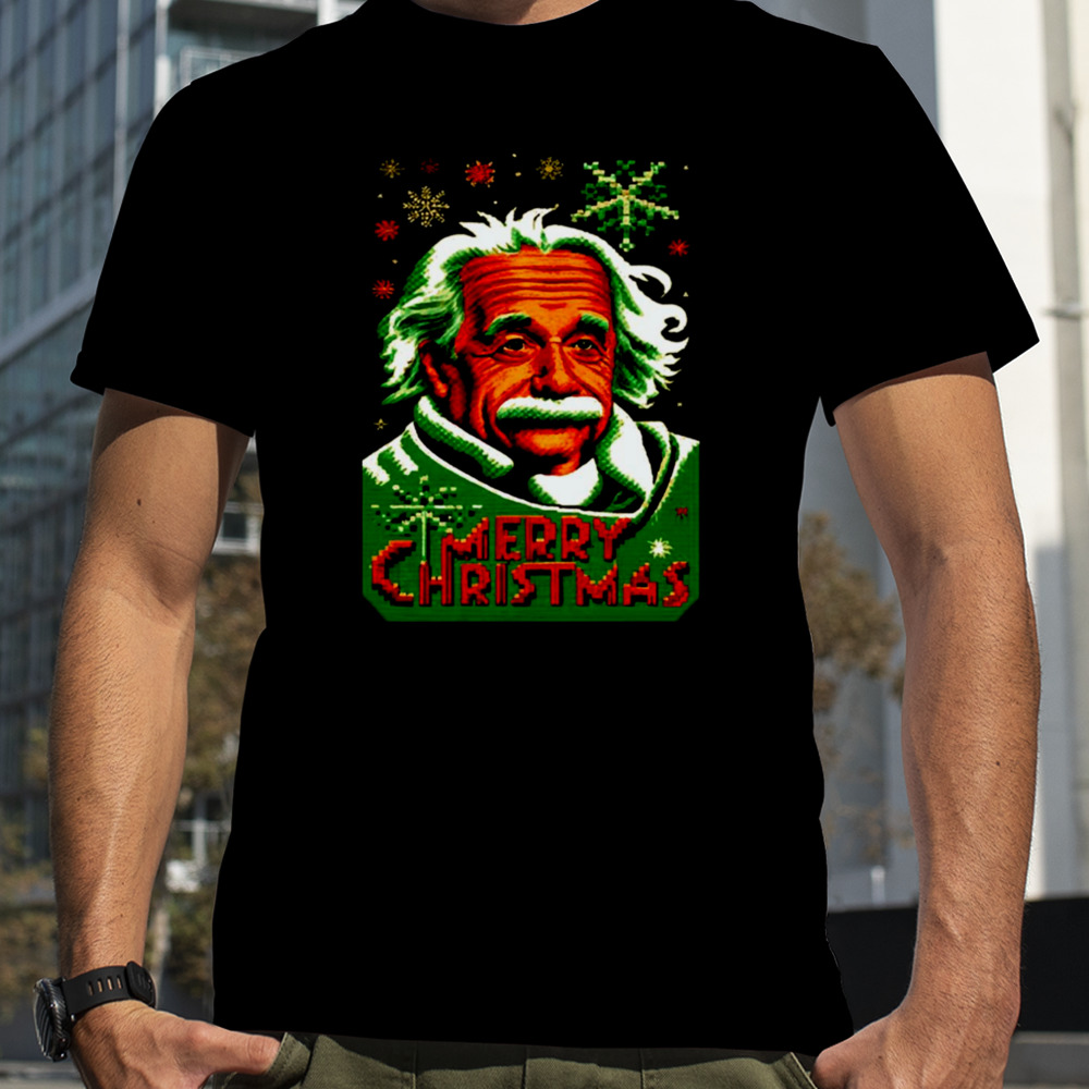 Albert Einstein Physical Genius Merry Christmas shirt