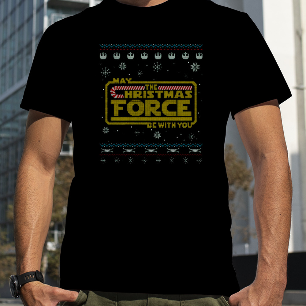 Christmas Force Geeky Christmas Star Wars shirt