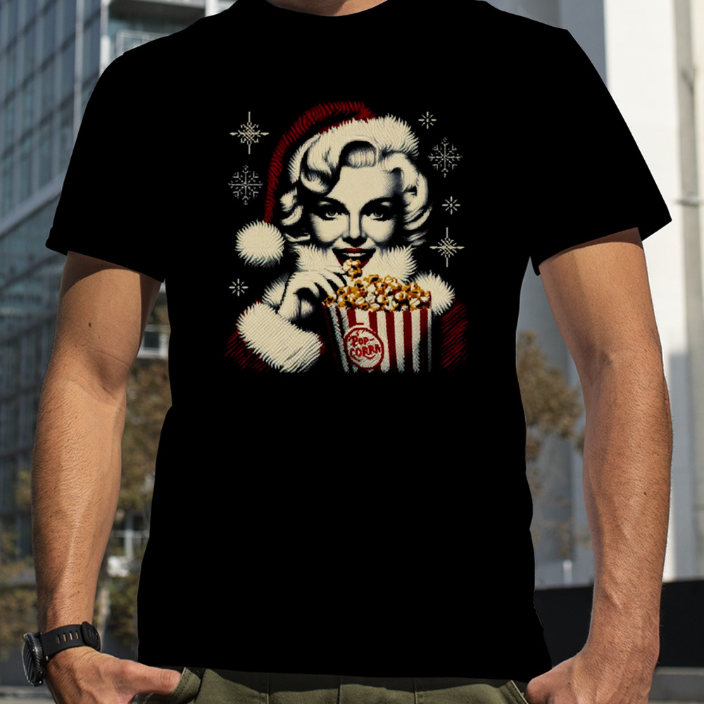 Christmas Santa Popstar Marilyn Monroe shirt