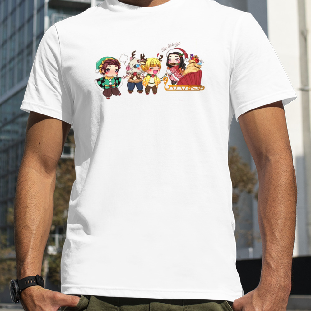 Demon Slayer Holiday Christmas Chibi shirt