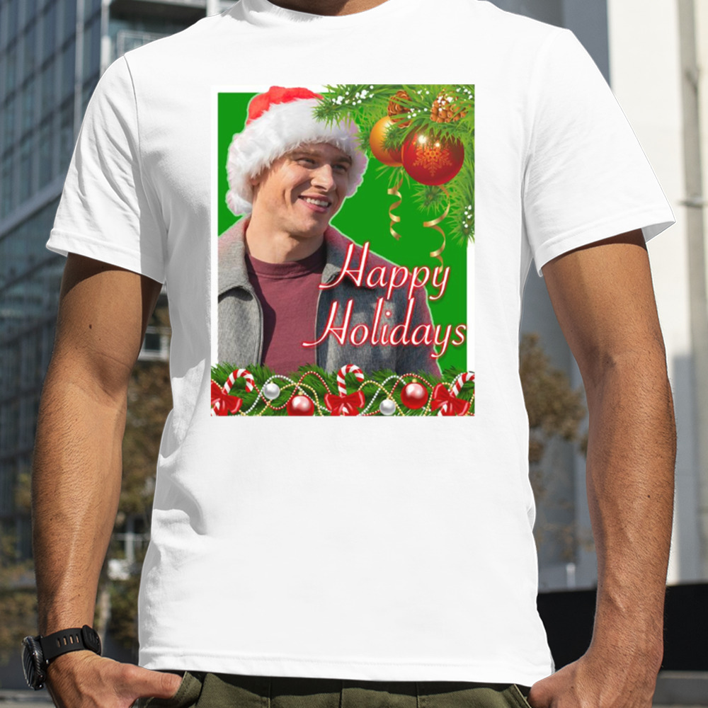 Evan Buck Buckley Happy Holidays Christmas shirt