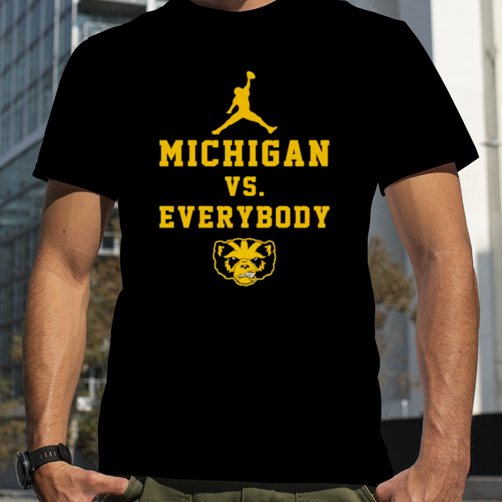 Football Michigan vs everybody shirt