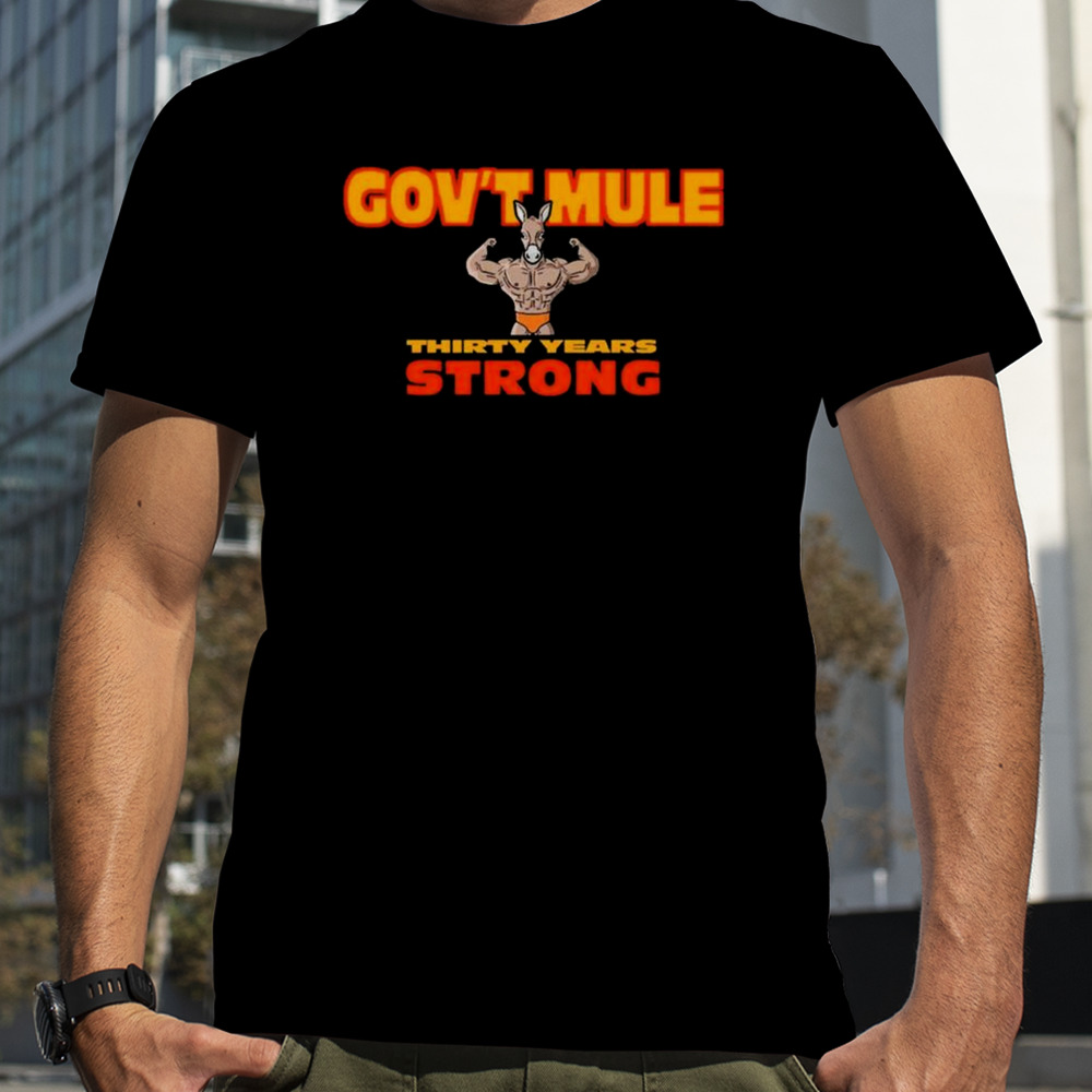 Government Mule 30 Years Strong Tour 2024 Performance Schedule T-shirt