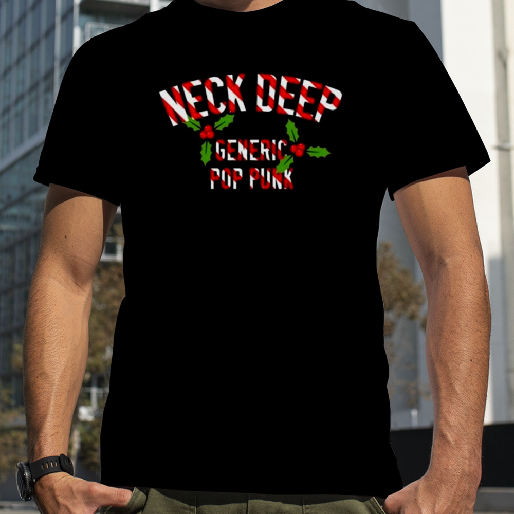 Neck Deep Generic Pop Punk Christmas 2023 T-shirt