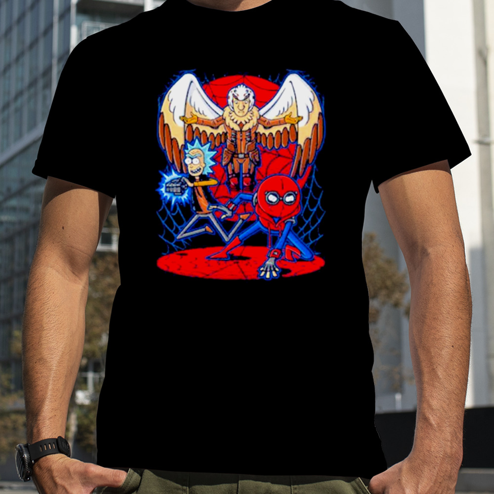 Rick and Morty Spider Man shirt