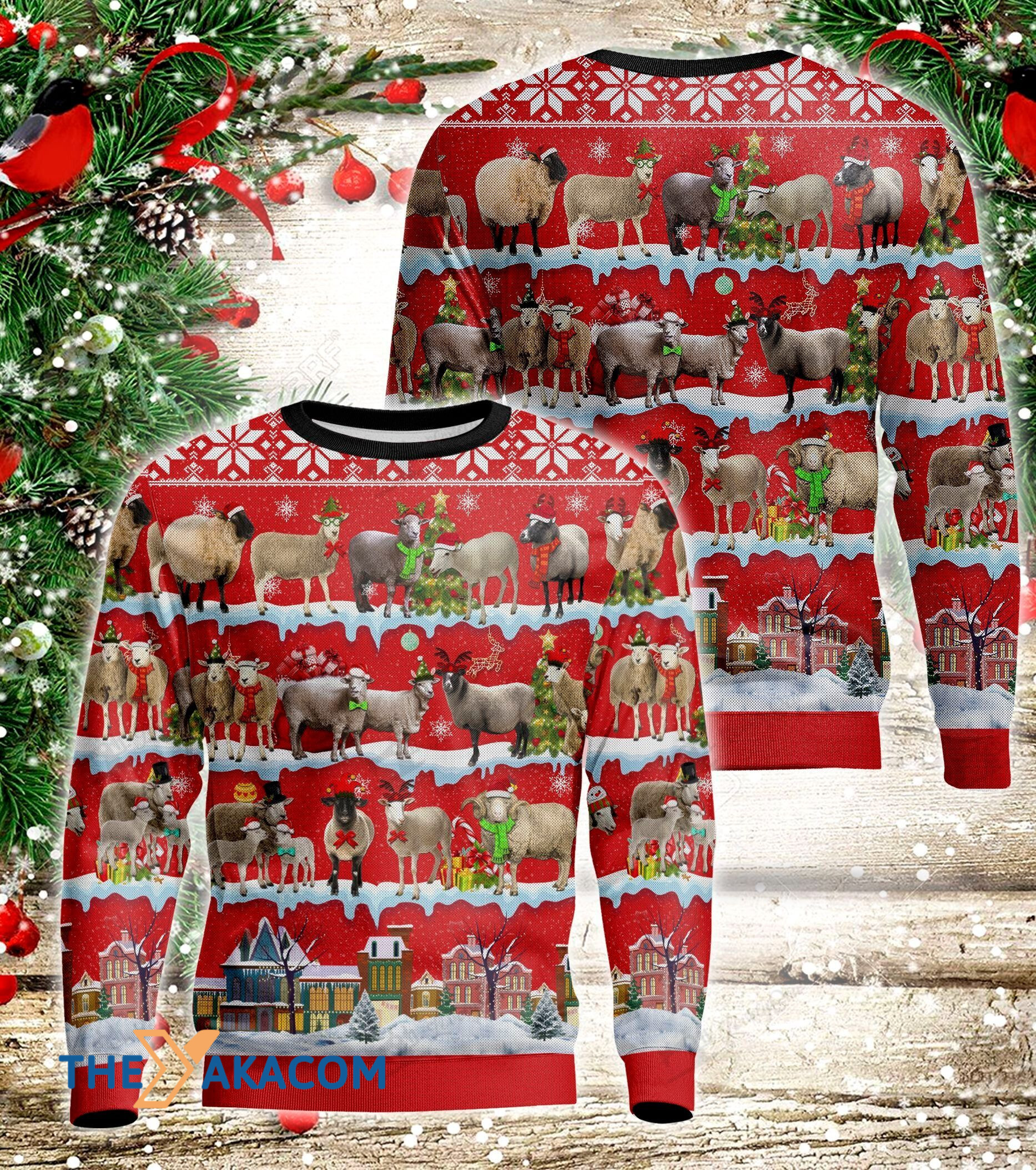 Sheeps In Xmas Day Gift For Christmas Ugly Christmas Sweater