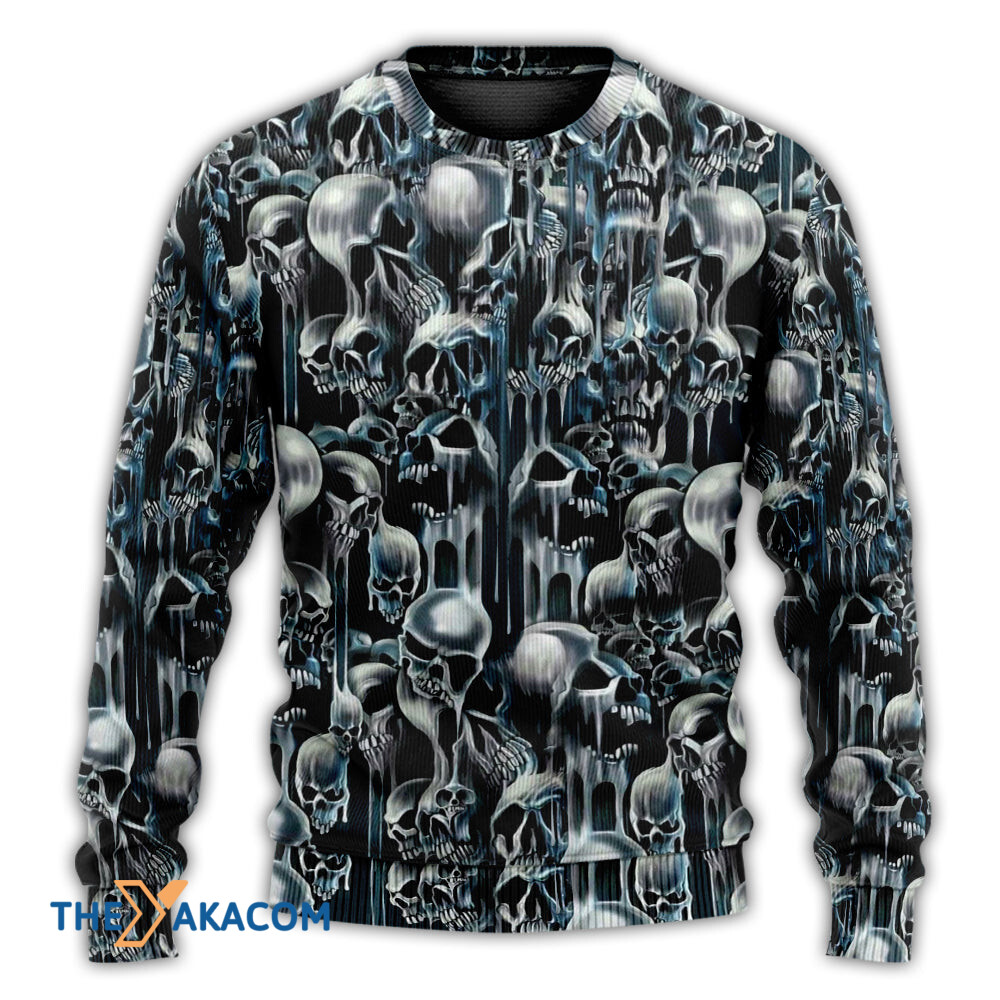 Skull It's Hot in Here Gift For Lover Ugly Christmas Sweater