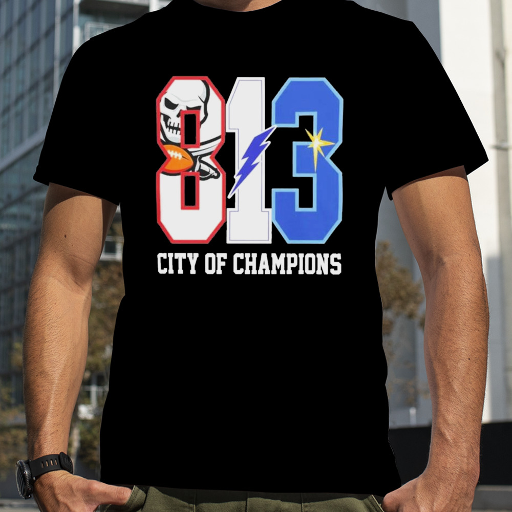 Tampa Bay Team 813 City Of Champions T-shirt