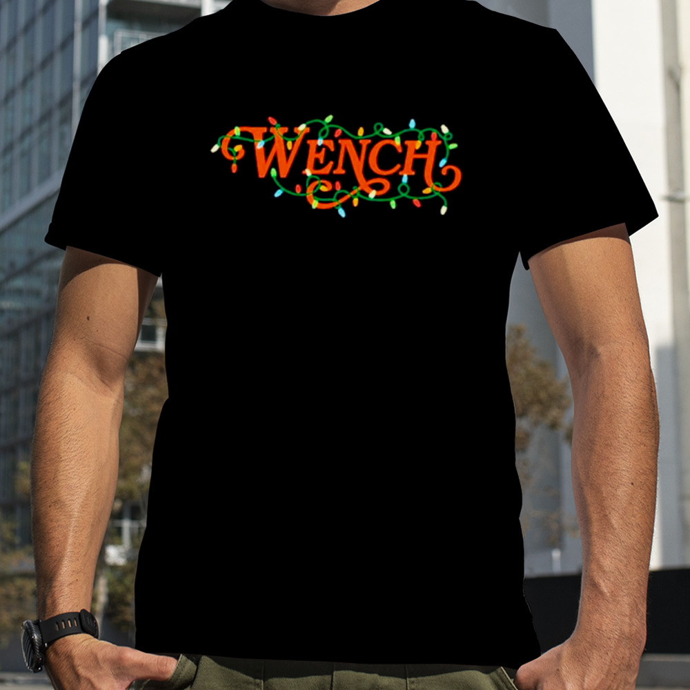 Toast wench Christmas lights shirt