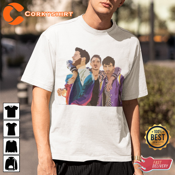 Wings Jonas Brothers Nick Joe Kevin Jonas Pop Rock Trending Unisex Tee Shirt