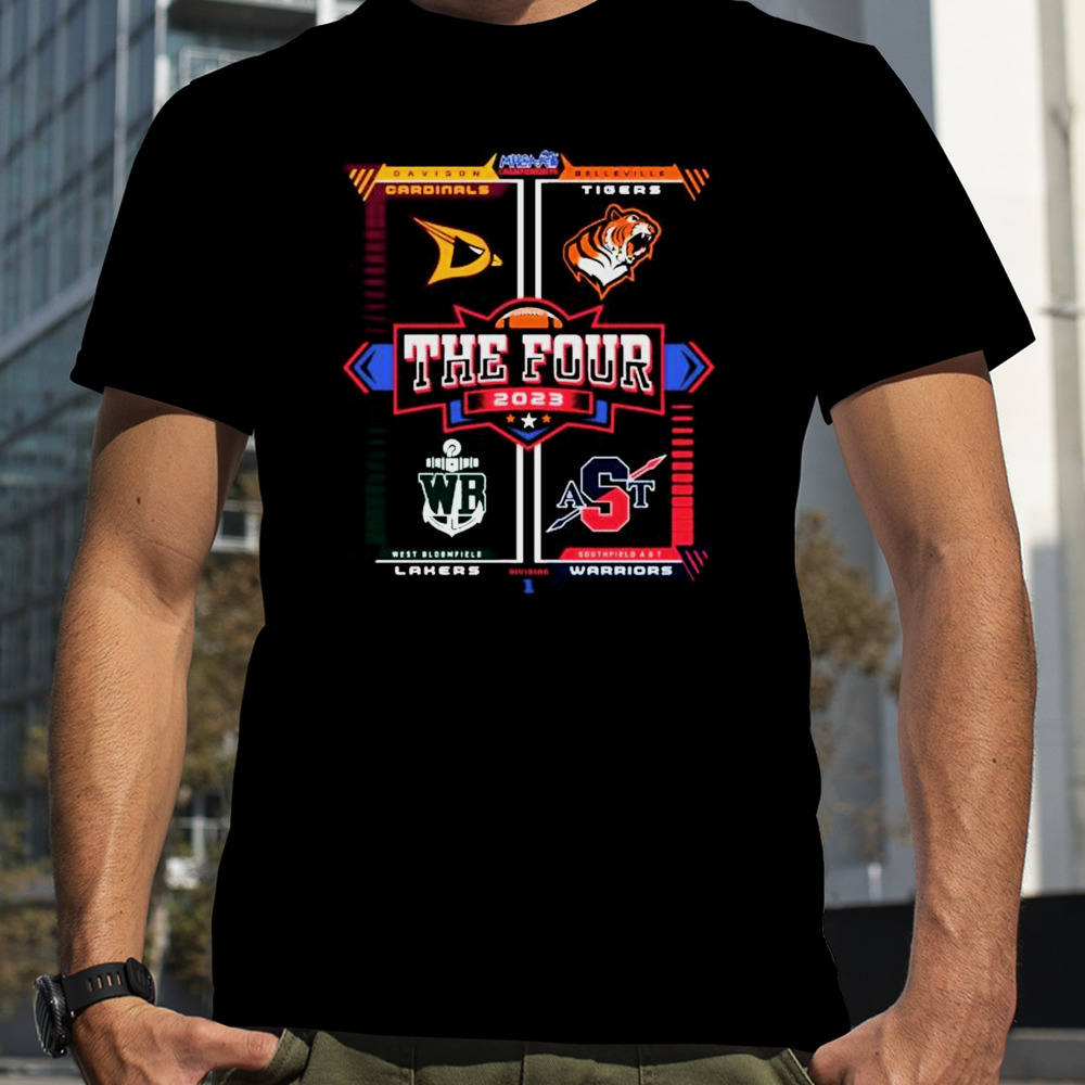 2023 MHSAA Football Division I The Four Shirt