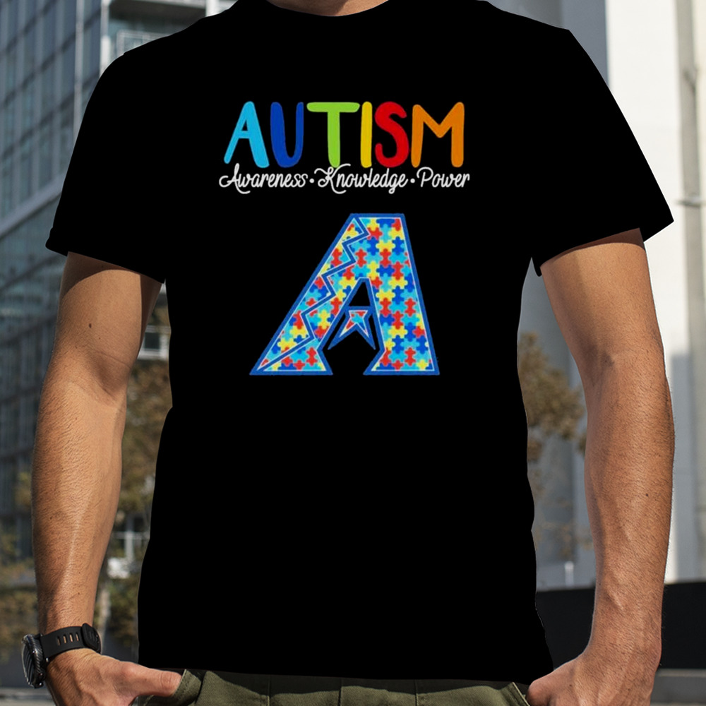 Arizona Diamondbacks Autism Awareness Knowledge Power shirt