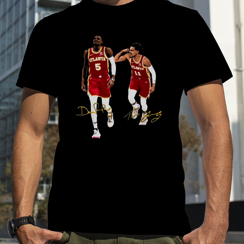 Atlanta Hawks Basketball Signatures 2023 T-shirt