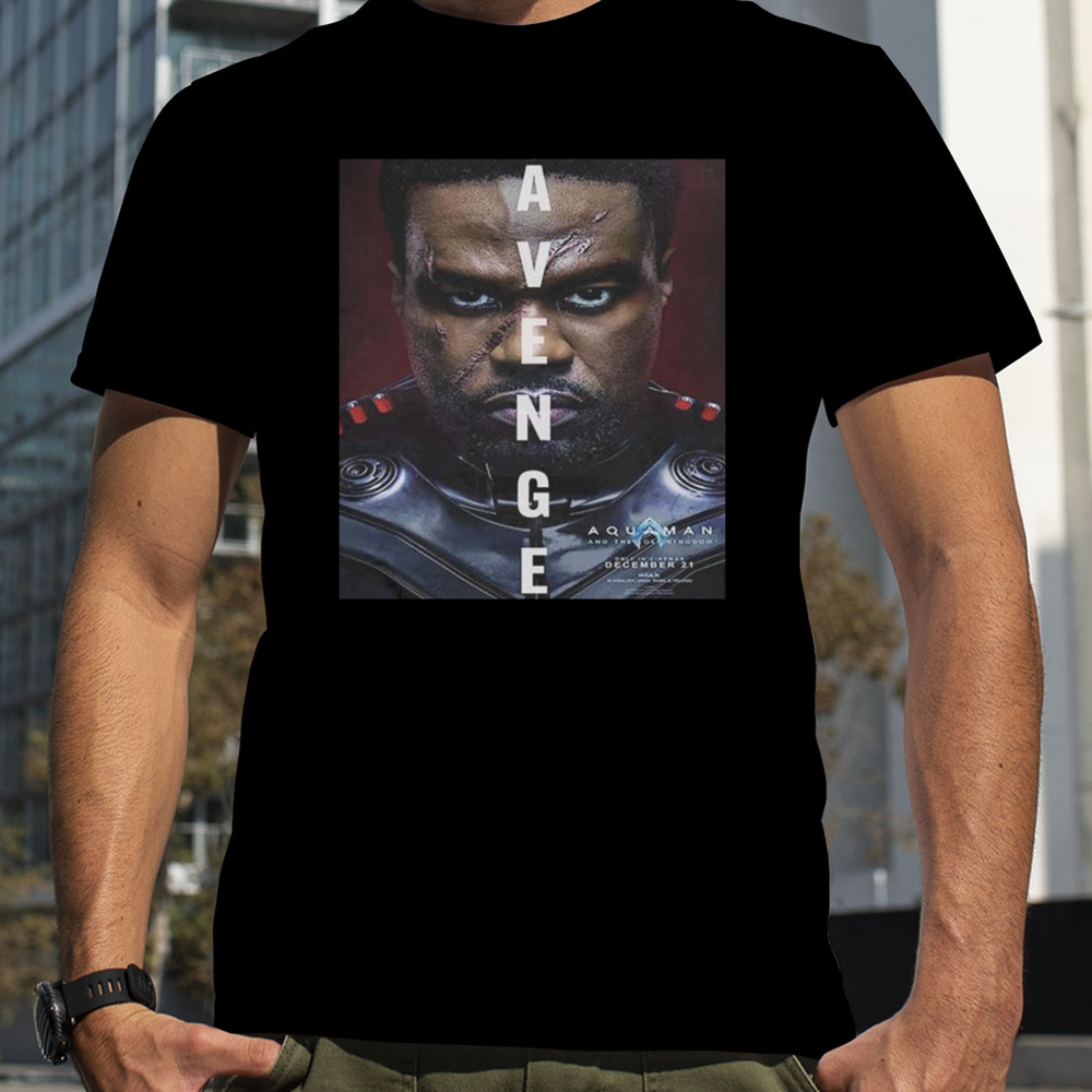 Avenge Yahya Abdul-Mateen II As David Kane Black Manta In Aquaman And The Lost Kingdom Official Poster Unisex T-Shirt