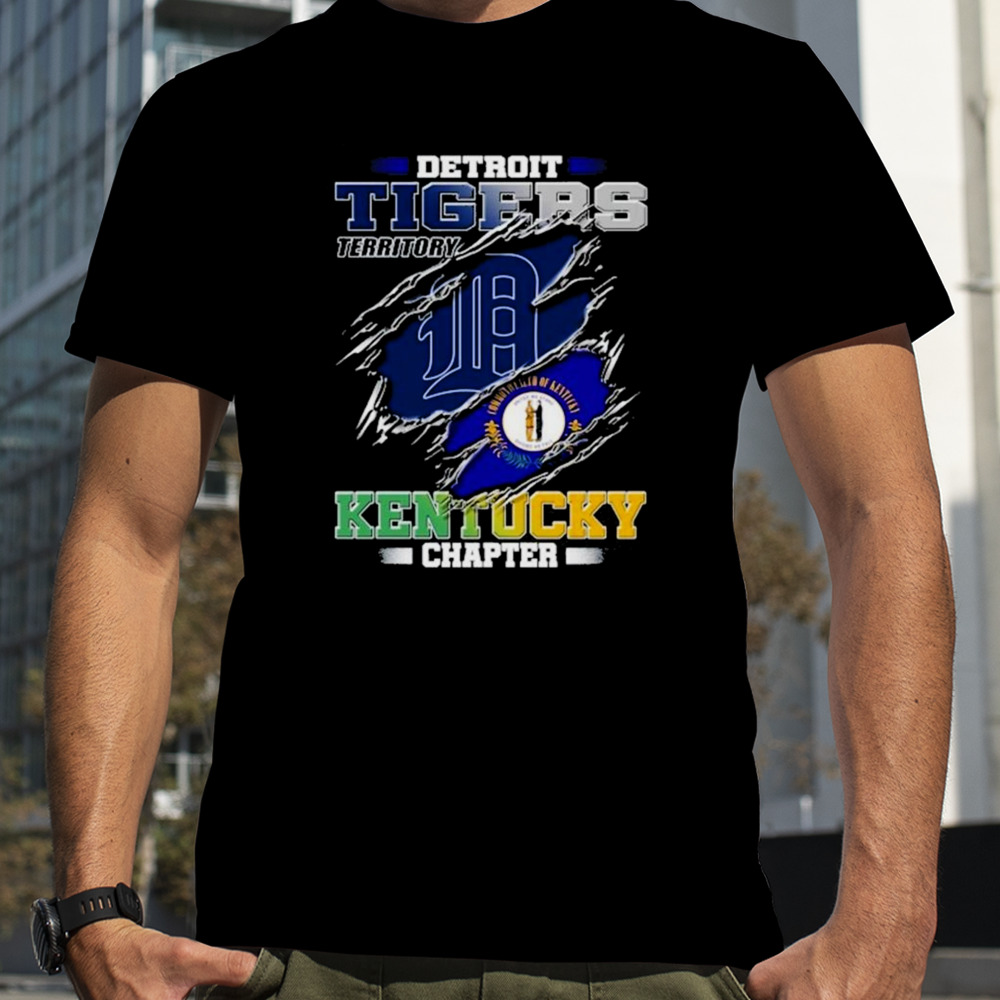 Blood Inside Me Detroit Tigers Territory Kentucky Chapter shirt