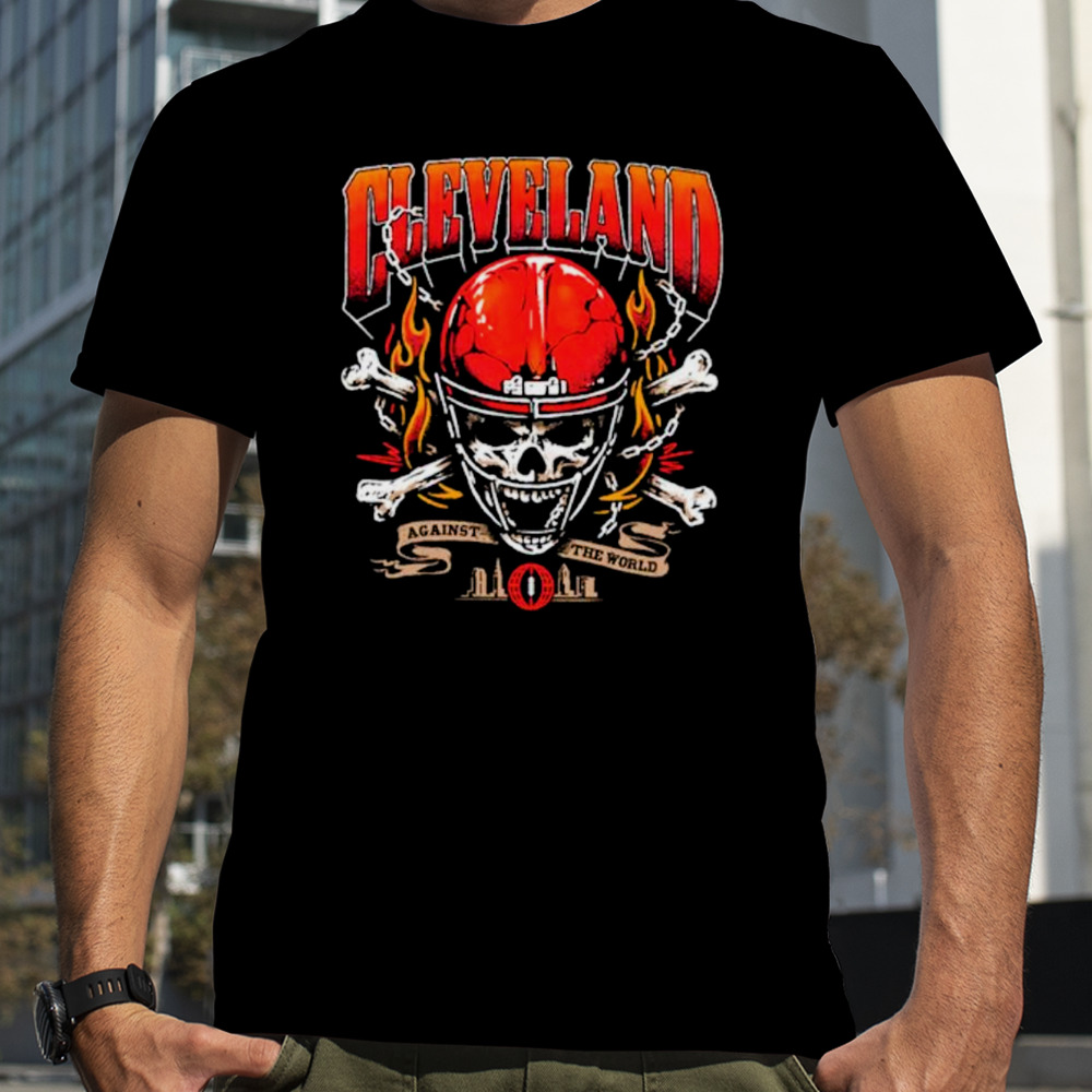 Cleveland Against the World skull shirt