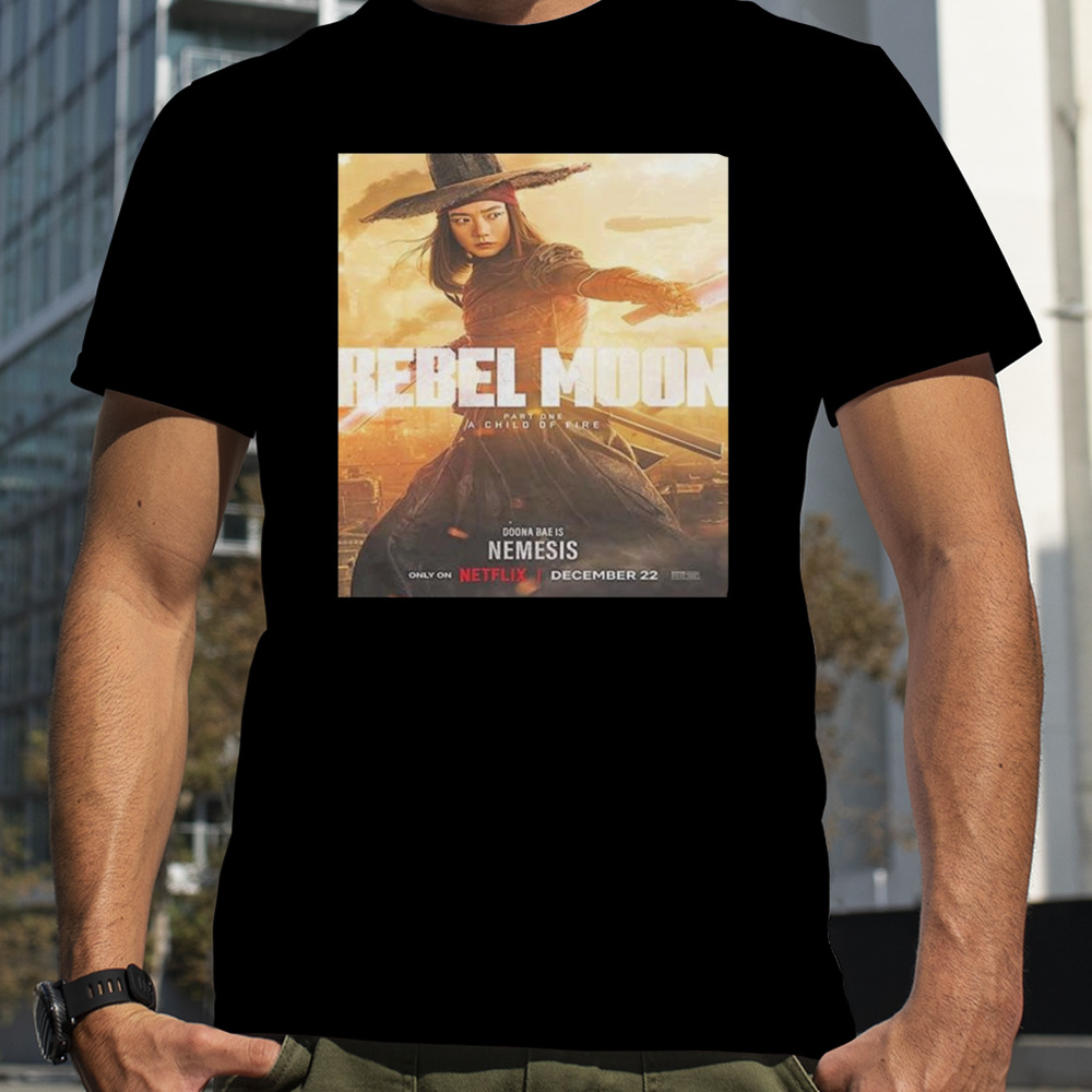 Doona Bae Is Nemesis In Rebel Moon Part 1 A Child Of Fire Unisex T-Shirt