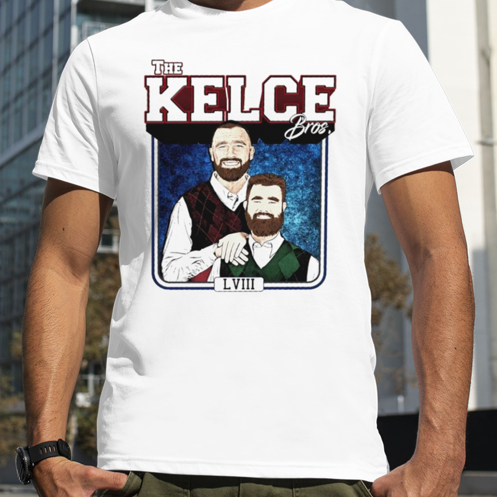 Jason Kelce and Travis Kelce Brothers Football 90s fan shirt