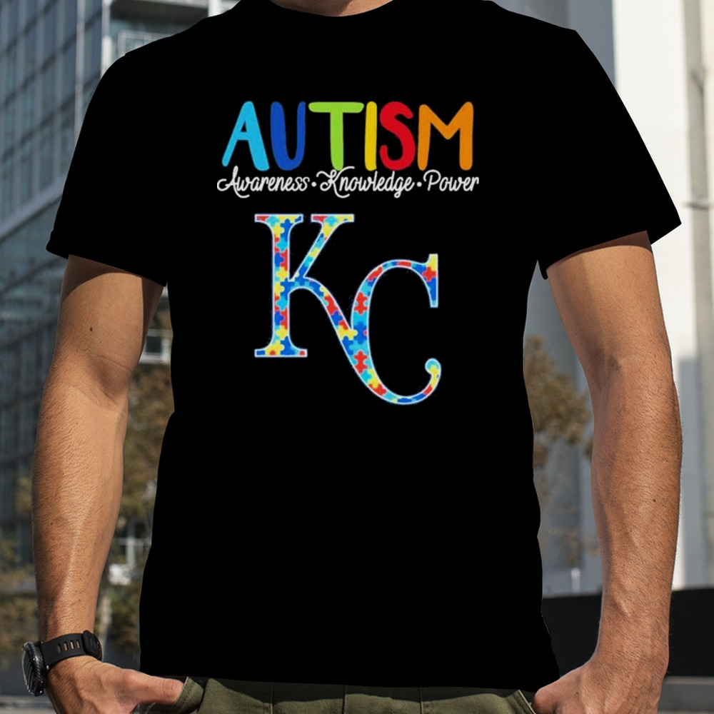 Kansas City Royals Autism Awareness Knowledge Power shirt