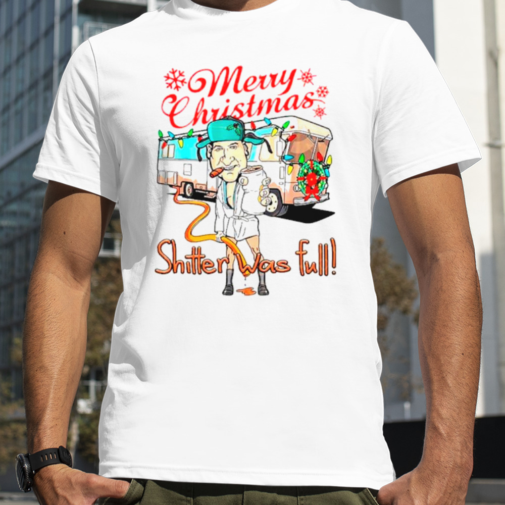 Merry Christmas Shitter was full car Christmas lights shirt