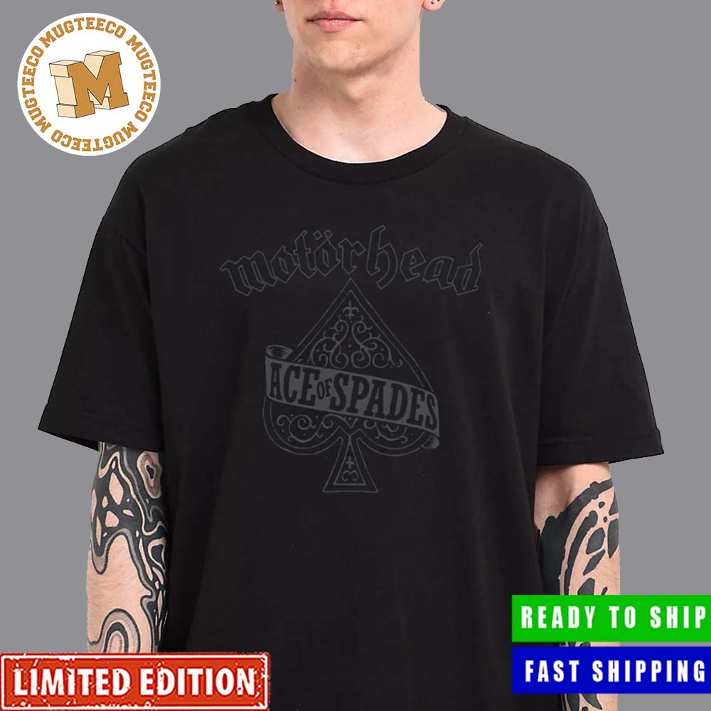 Motorhead Tonal Ace of Spades Unisex T-Shirt