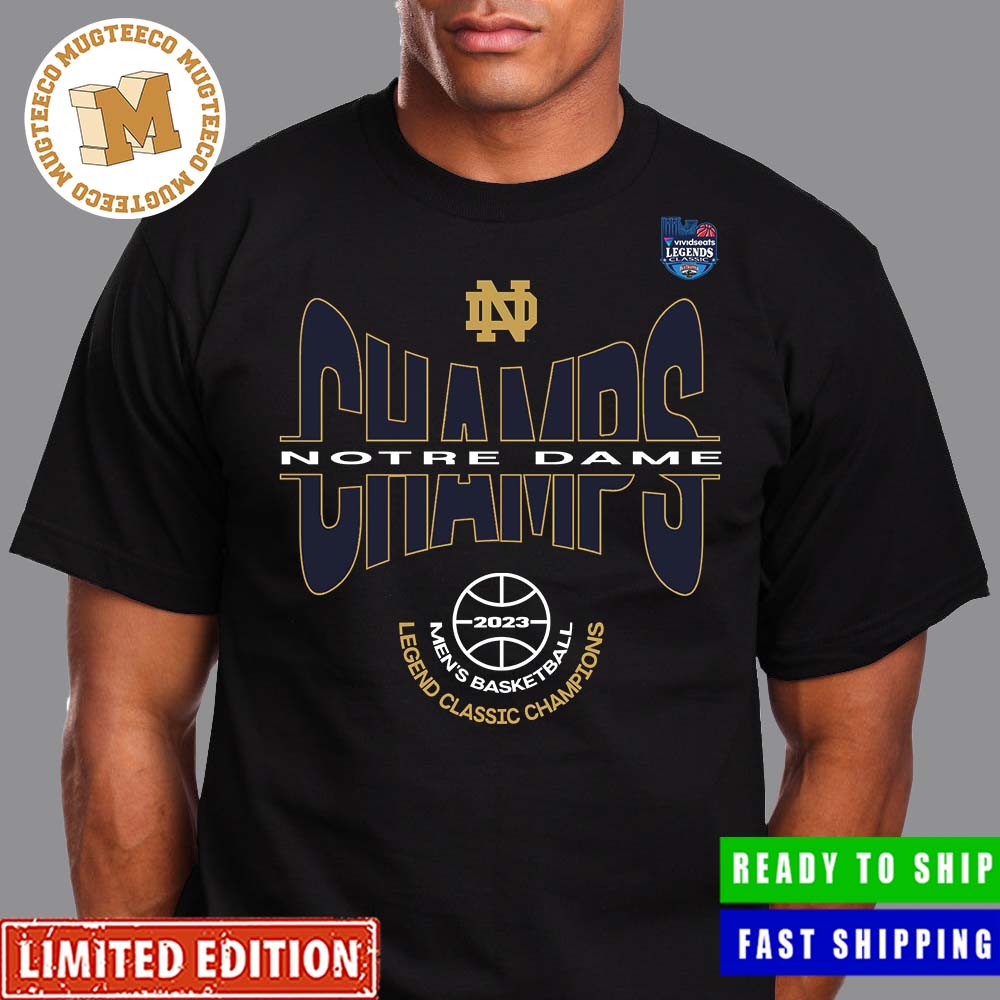 Notre Dame NCAA Men's Basketball Legend Classic 2023 Champions Unisex T-Shirt