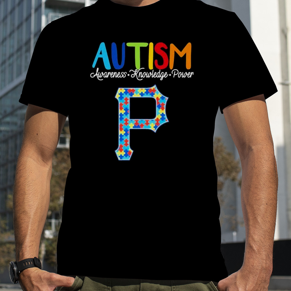 Pittsburgh Pirates Autism Awareness Knowledge Power shirt