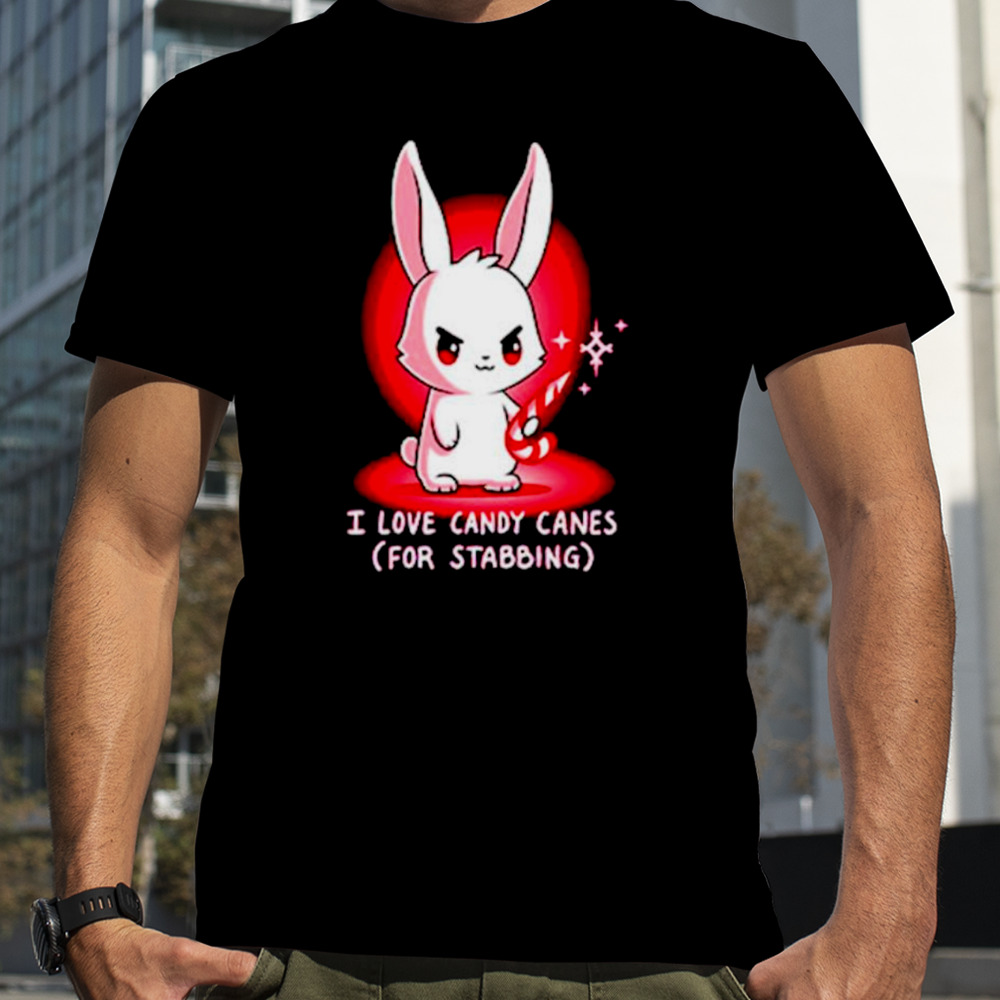 Rabbis I love candy canes for stabbing shirt