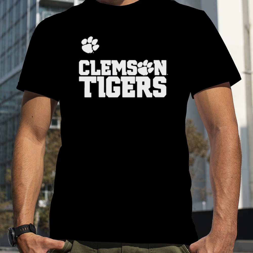 Sam Howell wearing Clenson Tigers shirt