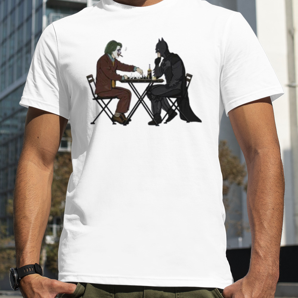 Batman And The Joker Playing Chess Dc Comics Superhero shirt