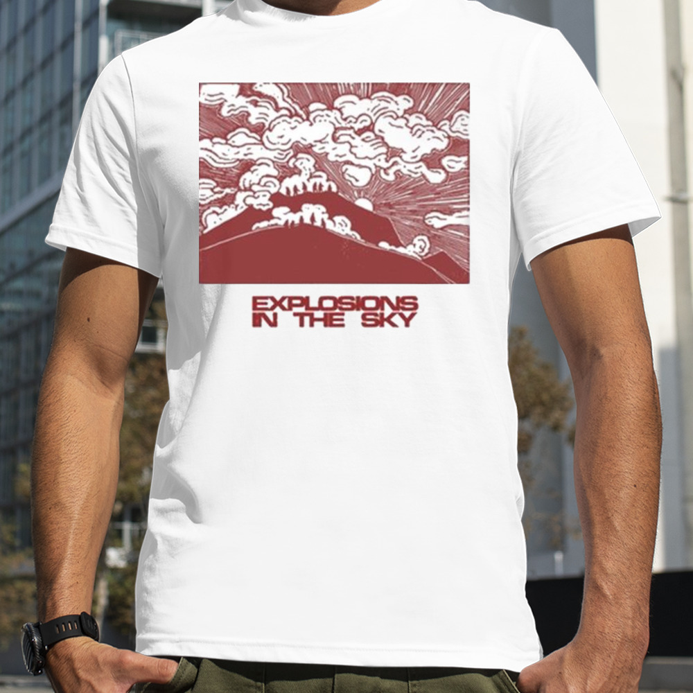 Explosions in the sky sunrise drawing tshirt