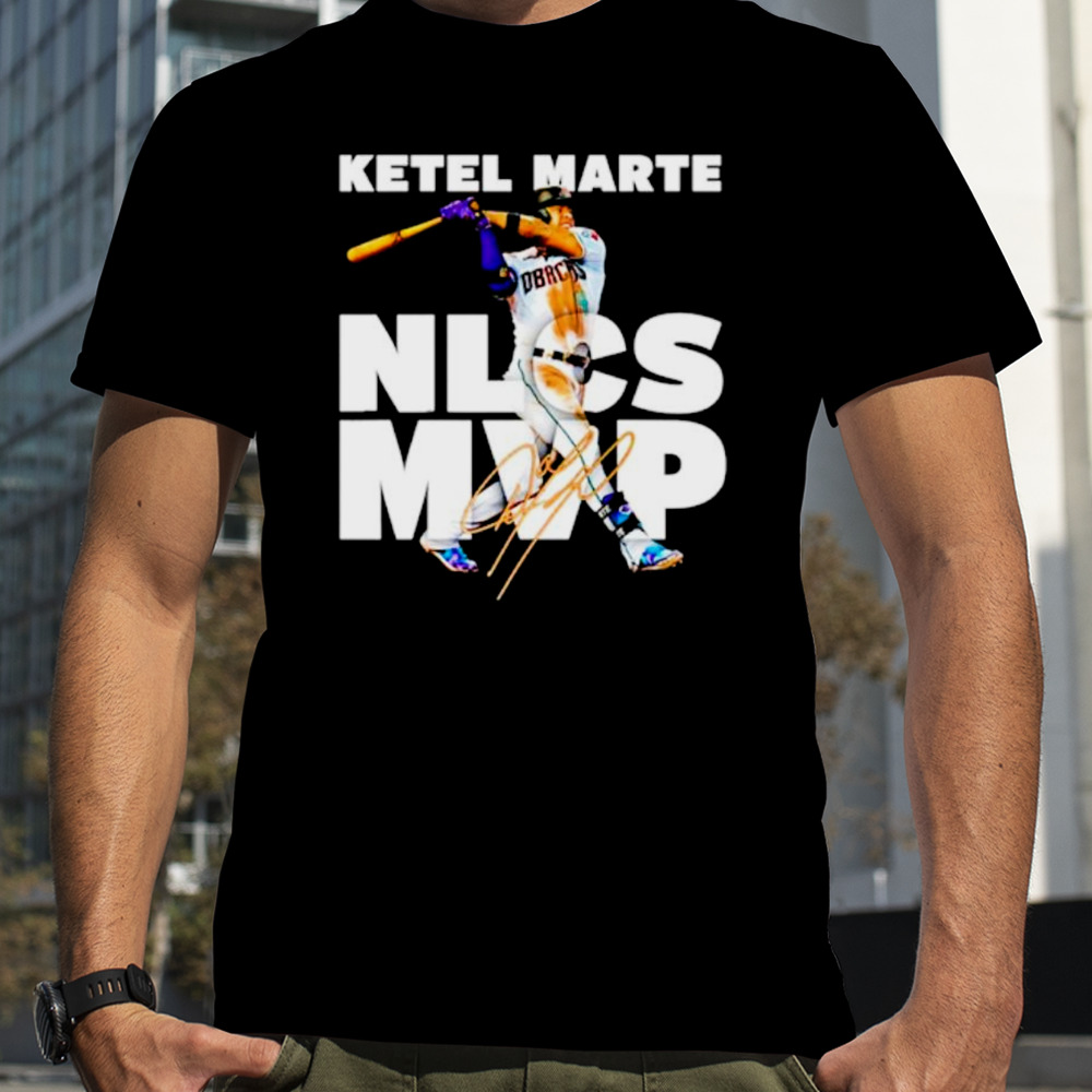 Ketel Marte D’Backs NLCS MVP signature shirt