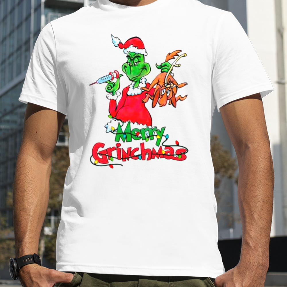 Merry Grinchmas Nurse merry Christmas shirt