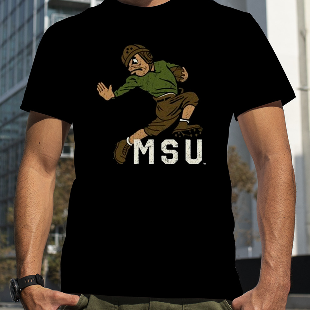 Michigan State University Vintage Leatherhead Sparty T-shirt