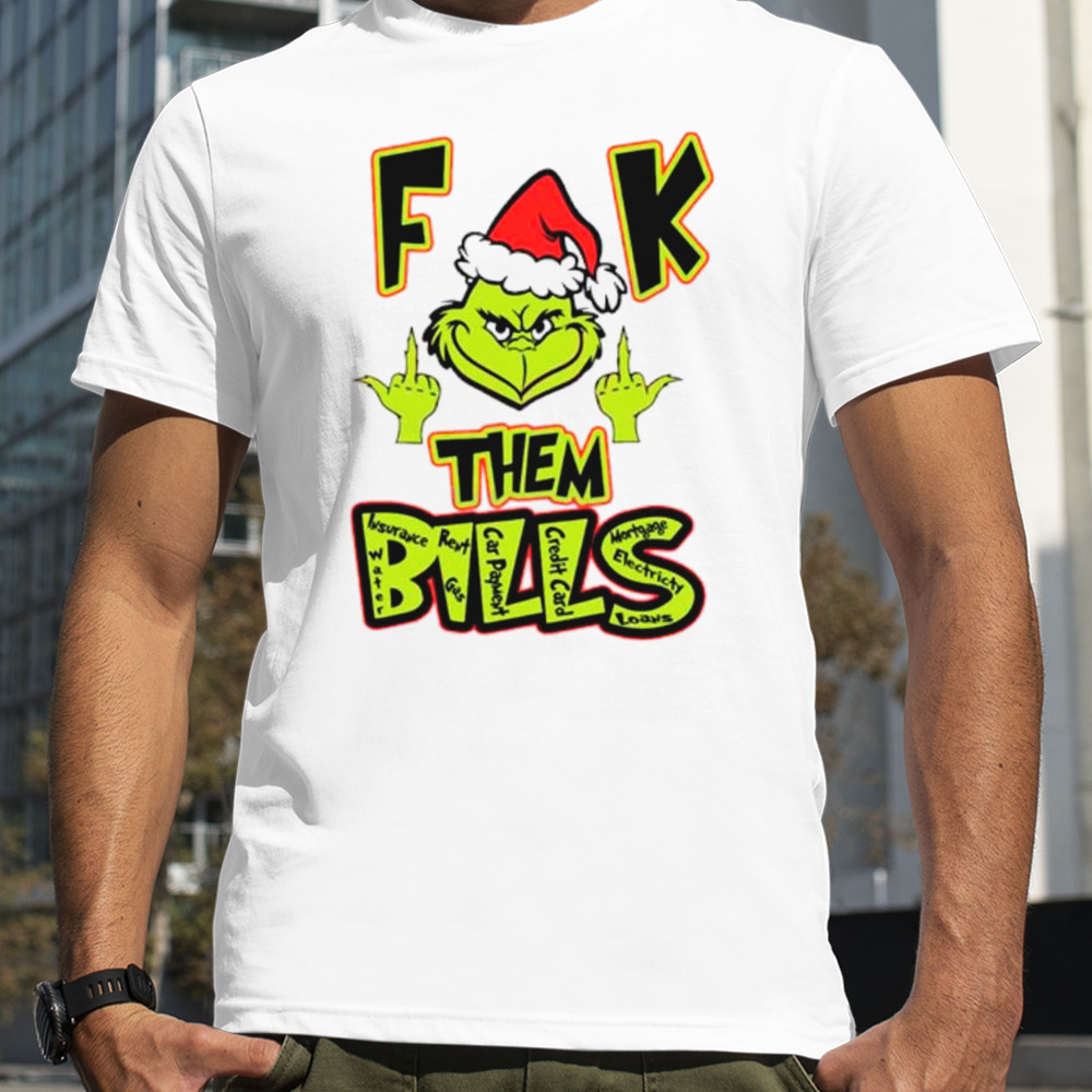 Santa Grinch fuck them Bills shirt