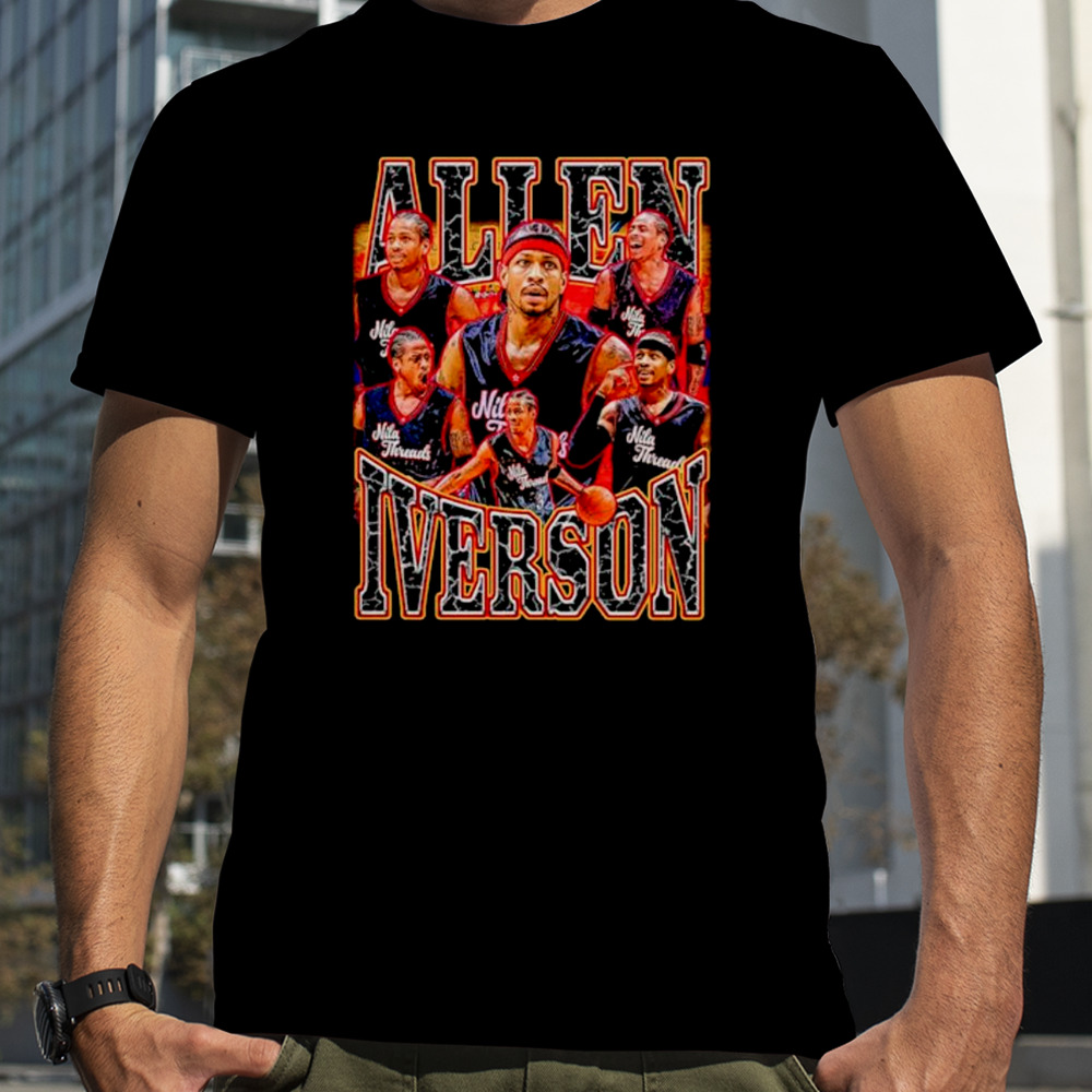 Allen Iverson Philadelphia 76ers legend shirt