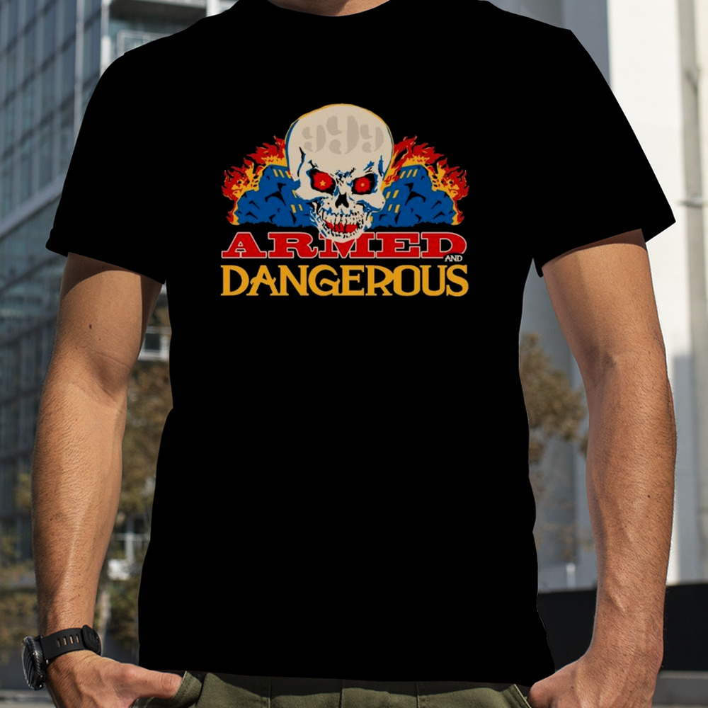 Armed And Dangerous 999 Skull T-shirt