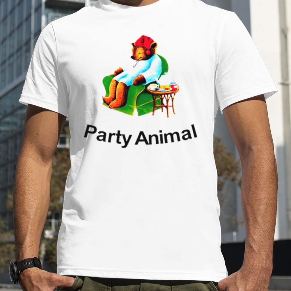 Bear tea party animal shirt