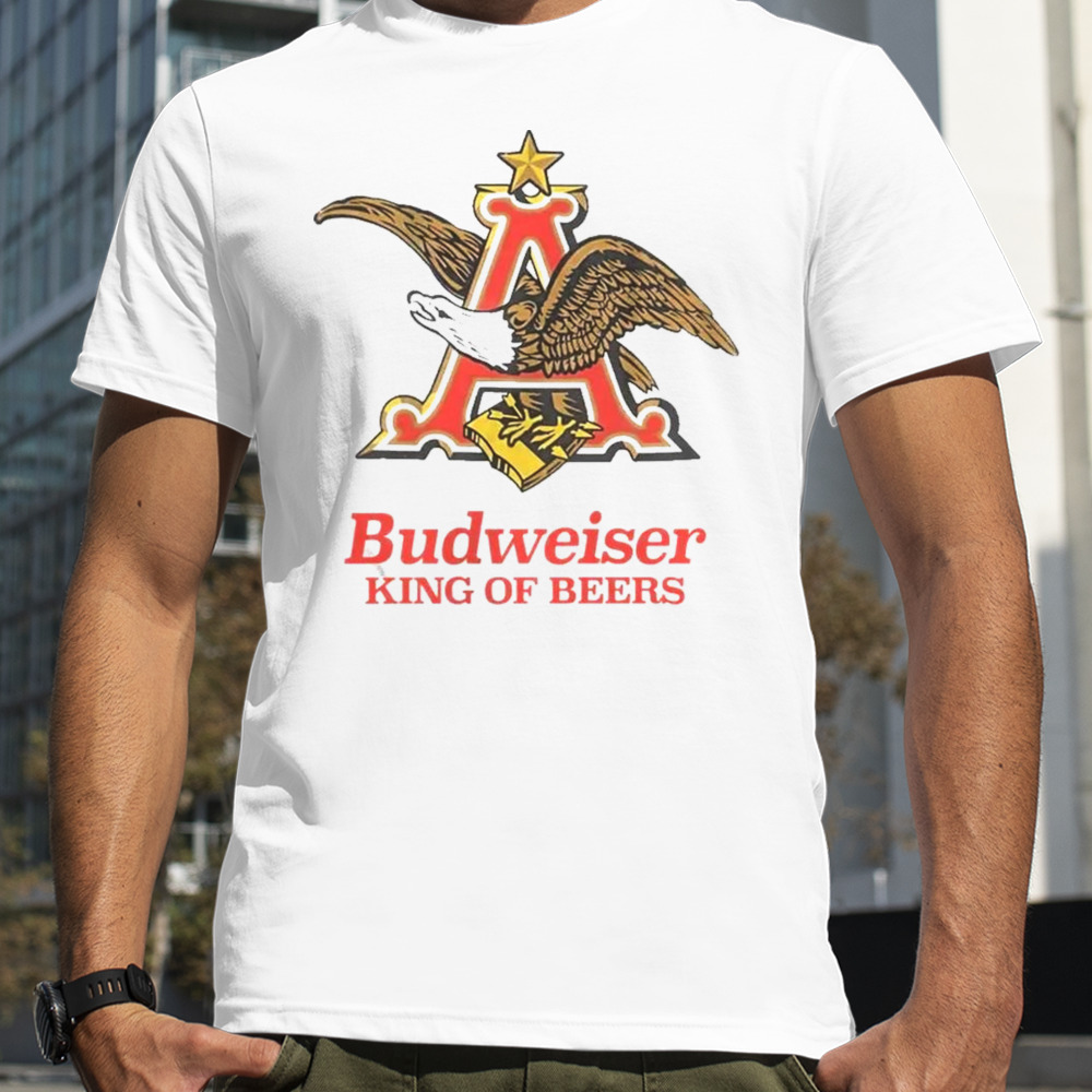 Budweiser vintage a and eagle pocket shirt