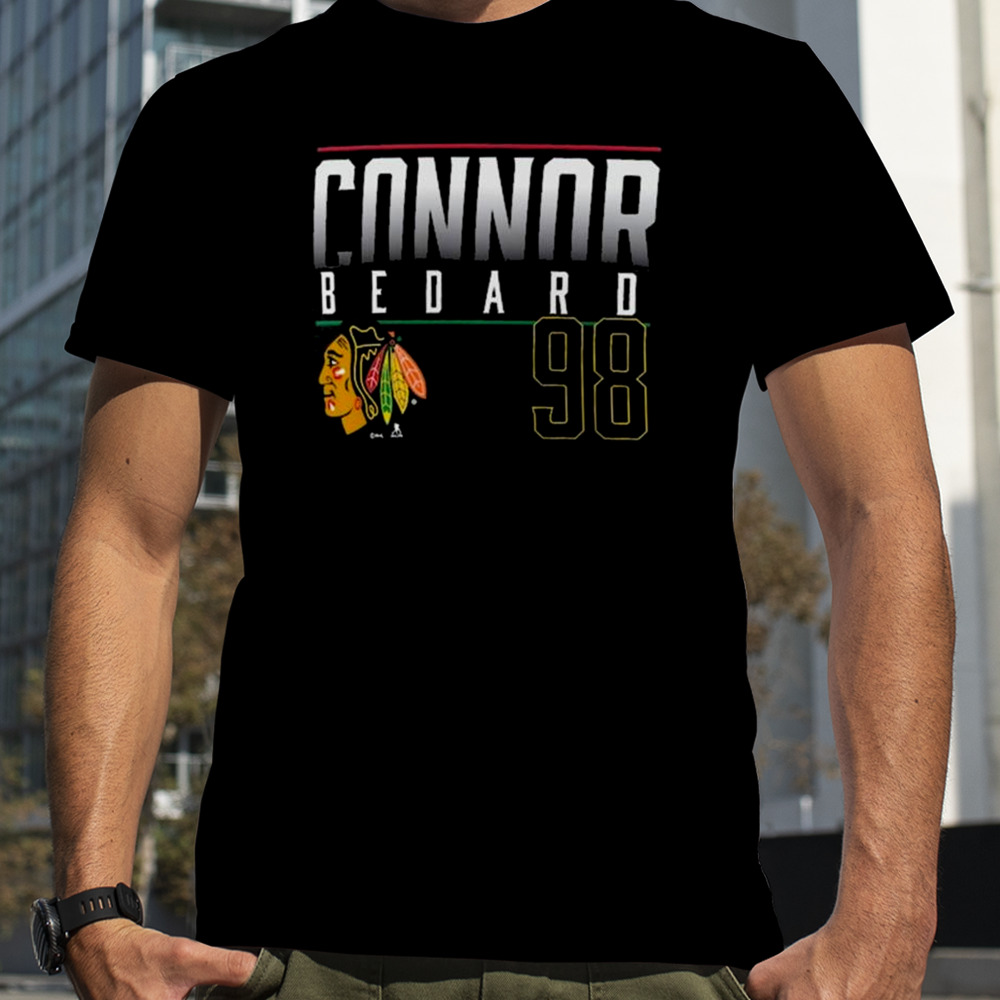 Connor Bedard Chicago Blackhawks 98 T-shirt