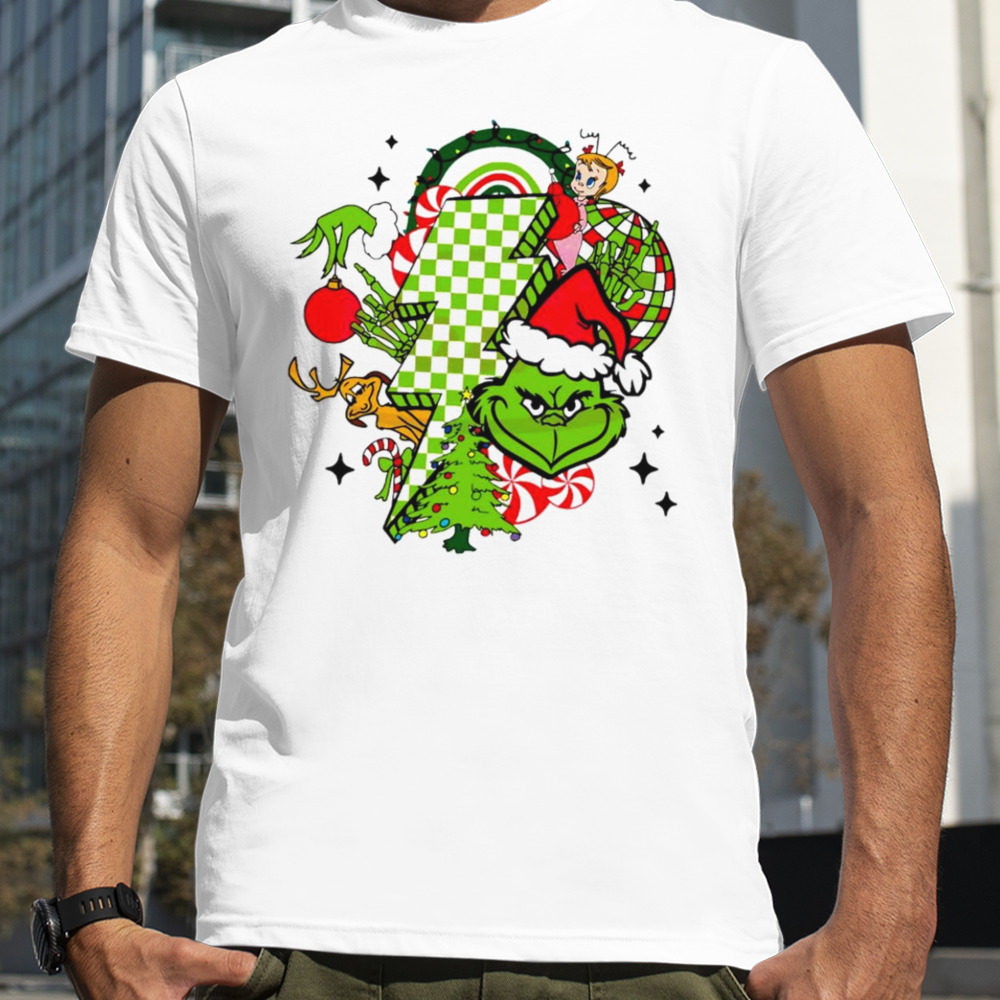 Grinch Friends Lightning Bolt shirt