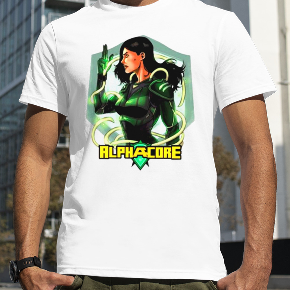 Ingrid Valdez Alphacore shirt