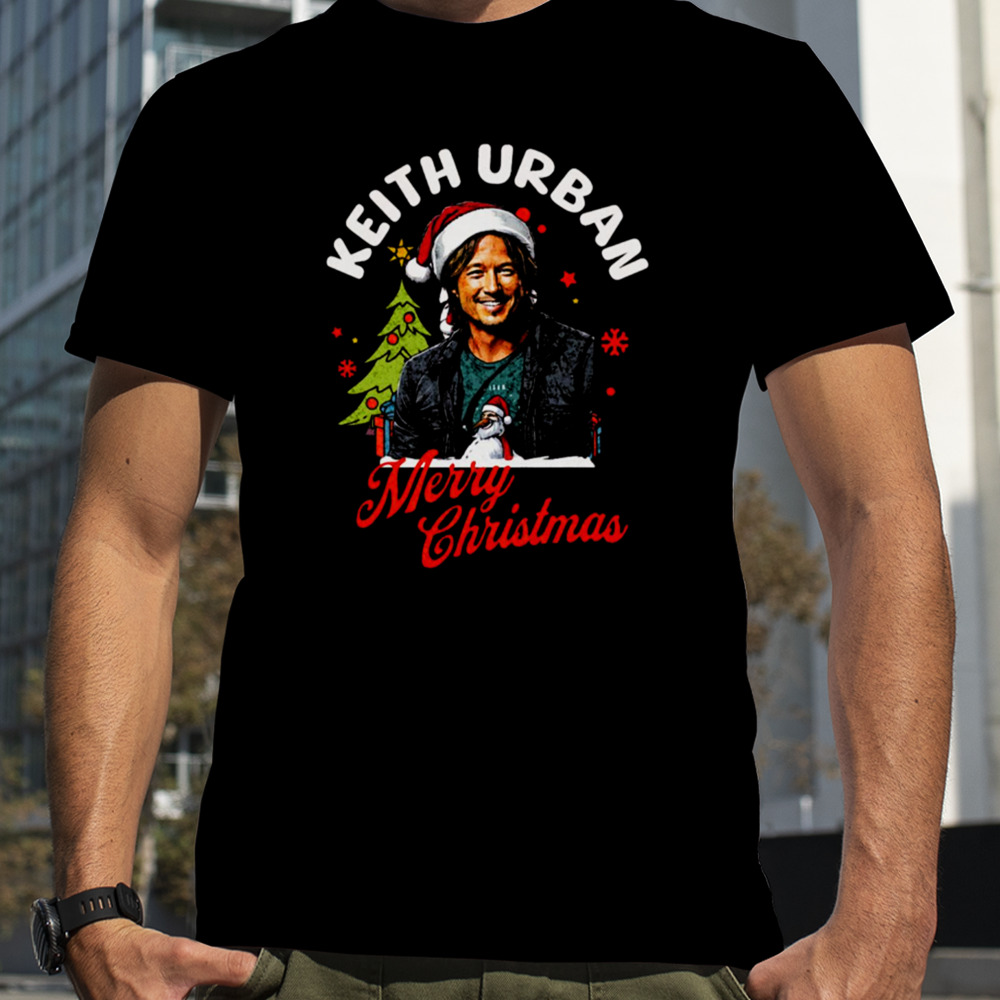 Keith Urban Christmas 80s shirt