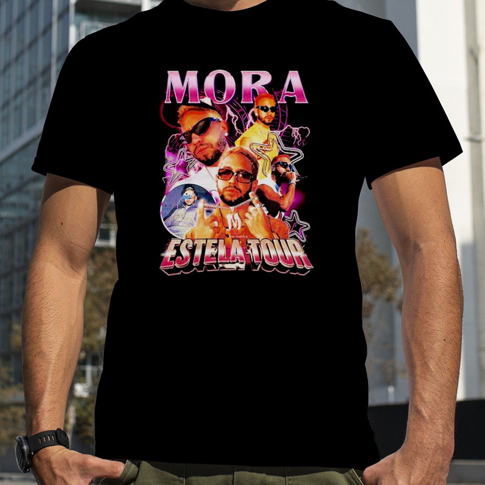 Mora Estela tour double sided shirt