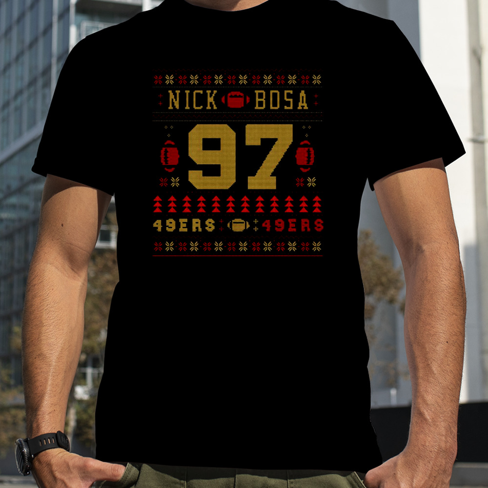 Nick Bosa Christmas Pattern shirt