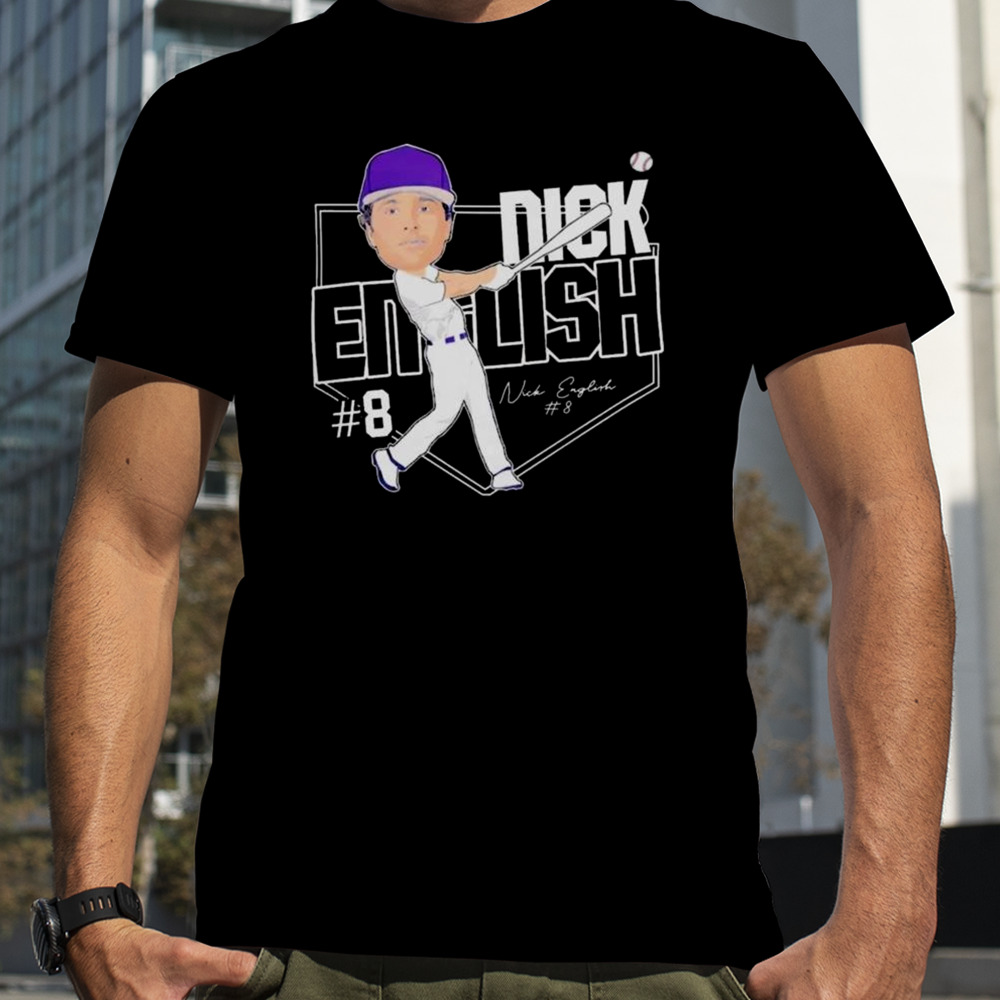 Nick English 2023 Kansas State Wildcats Catcher Signature T-shirt