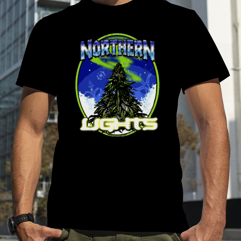 Northern Lights Cannabis Strain Art shirt