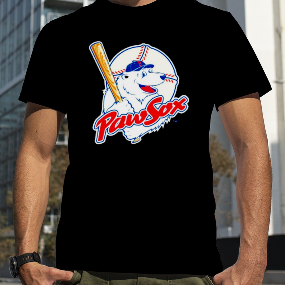 PawSox Retro logo shirt