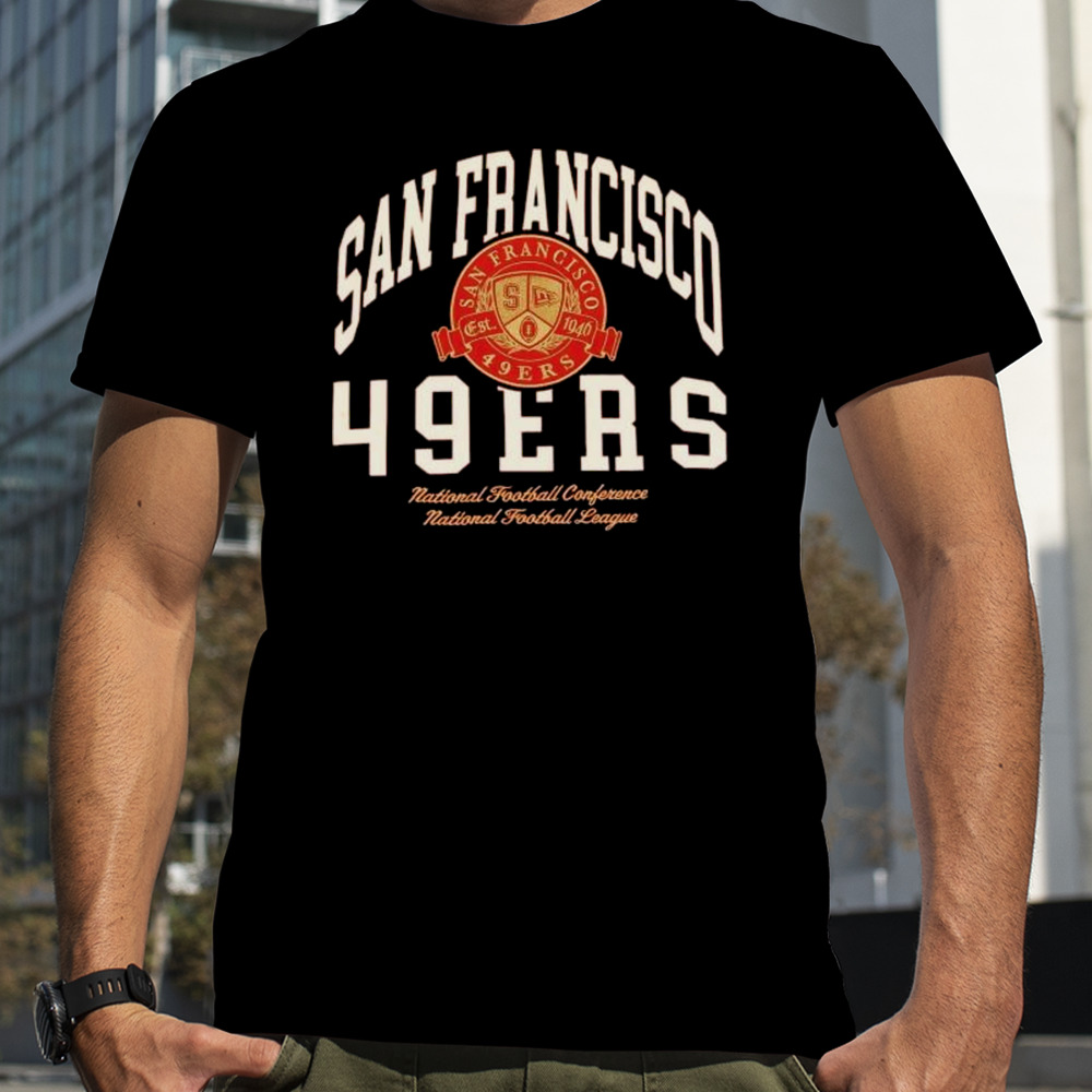 San Francisco 49ers Letterman Classic American Football Conference National Football League shirt